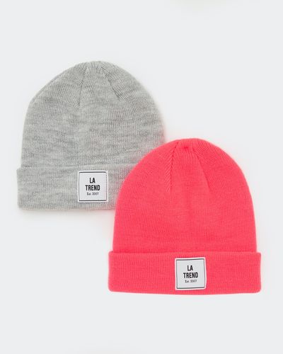 Basic Hat - Pack Of 2 (3-11 years)